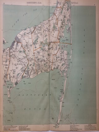 Massachusetts Atlas Triptych: Plates 8, 9, and 12
