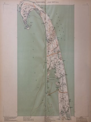 Massachusetts Atlas Triptych: Plates 8, 9, and 12