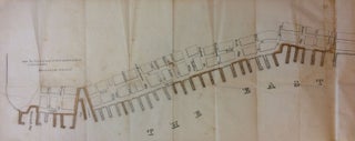Piers and Parts of Piers marked C belong to the Corporation; Rare map of the Piers of the East River, Manhattan, New York City