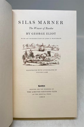 Silas Marner the Weaver of Raveloe.