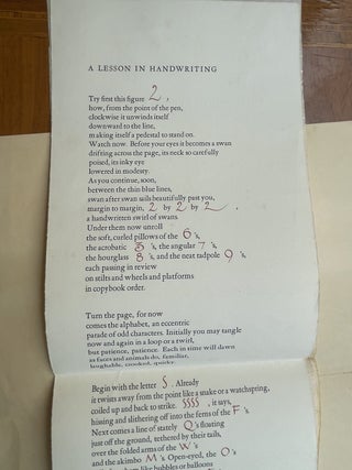 A Lesson In Handwriting