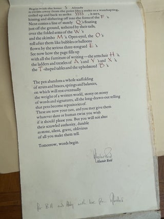 A Lesson In Handwriting