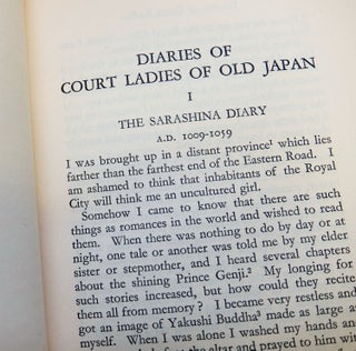 Diaries of Court Ladies of Old Japan.