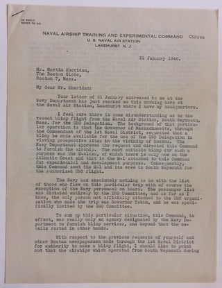 Item #282958 Typed Letter Signed. Charles E. ROSENDAHL