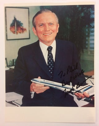 Item #283266 Official Eastern Airlines Color Photograph, Signed. Frank BORMAN