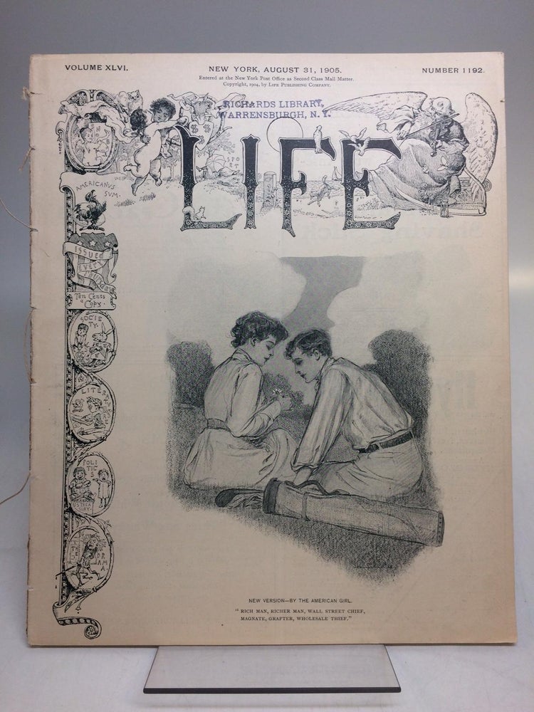 Item #283525 Life [August 31, 1905]. ANONYMOUS.