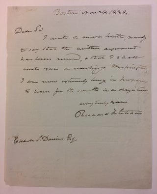 Item #283633 Autographed Letter Signed. Richard FLETCHER