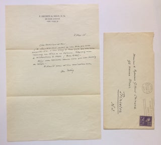 Item #283699 Autographed Letter Signed. Pierre Lecomte DU NOUY