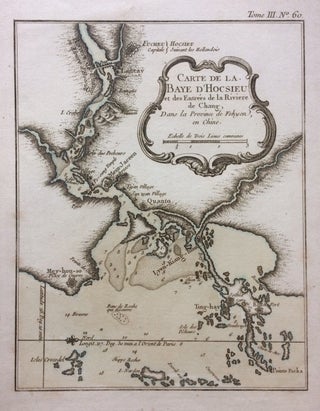 Item #283710 Carte de la Baye d'Hocsieu et des Entrees de la Riviere de Chang, Dans la Province...