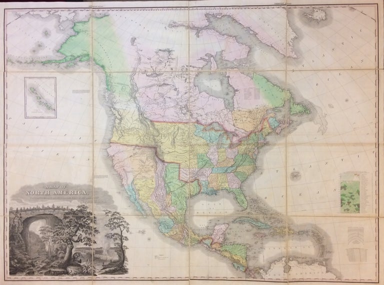 Item #284188 A Map of North America, Constructed To The Latest Information. Henry Schenk TANNER.