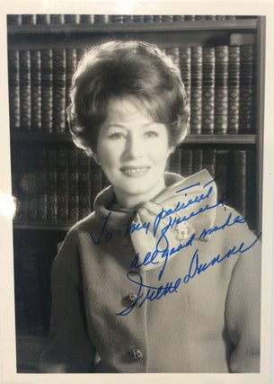 Item #284391 Signed Photograph. Irene DUNNE, 1898 - 1990