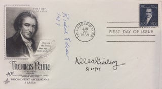 Item #284399 Signed First Day Cover. POETRY SOCIETY OF AMERICA: FROST MEDALISTS, 1986