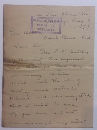 Item #284550 Autographed Letter Signed. Edgar Spier CAMERON
