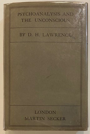 Item #285368 Psychoanalysis and the Unconscious. D. H. LAWRENCE