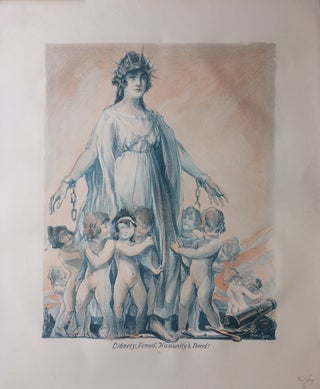 This Tribute to Our American Heroes Who Made the Supreme Sacrifice for Right & Liberty; Suite of six lithographs