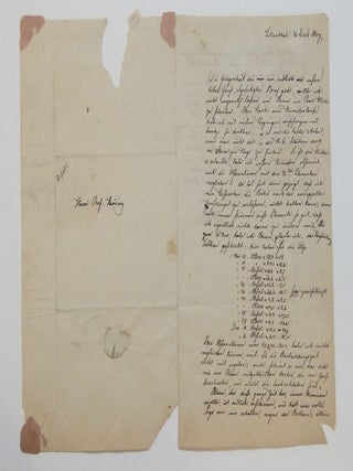 Item #287450 Autograph Letter Signed. Friedrich Wilhelm BESSEL