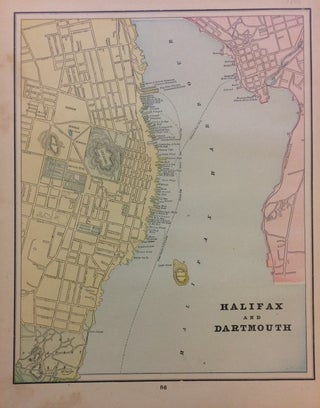 Item #288100 Halifax and Dartmouth. George F. CRAM