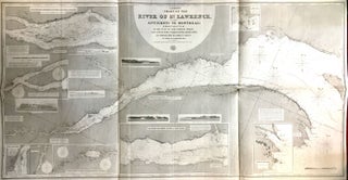 Item #288120 Laurie's Chart of the River St. Lawrence; From Anticosti to Montreal; Constructed on...