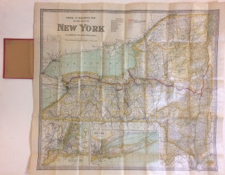 Item #288524 Canal and Railroad Map of the State of New York to Accompany the Legislative Manual....