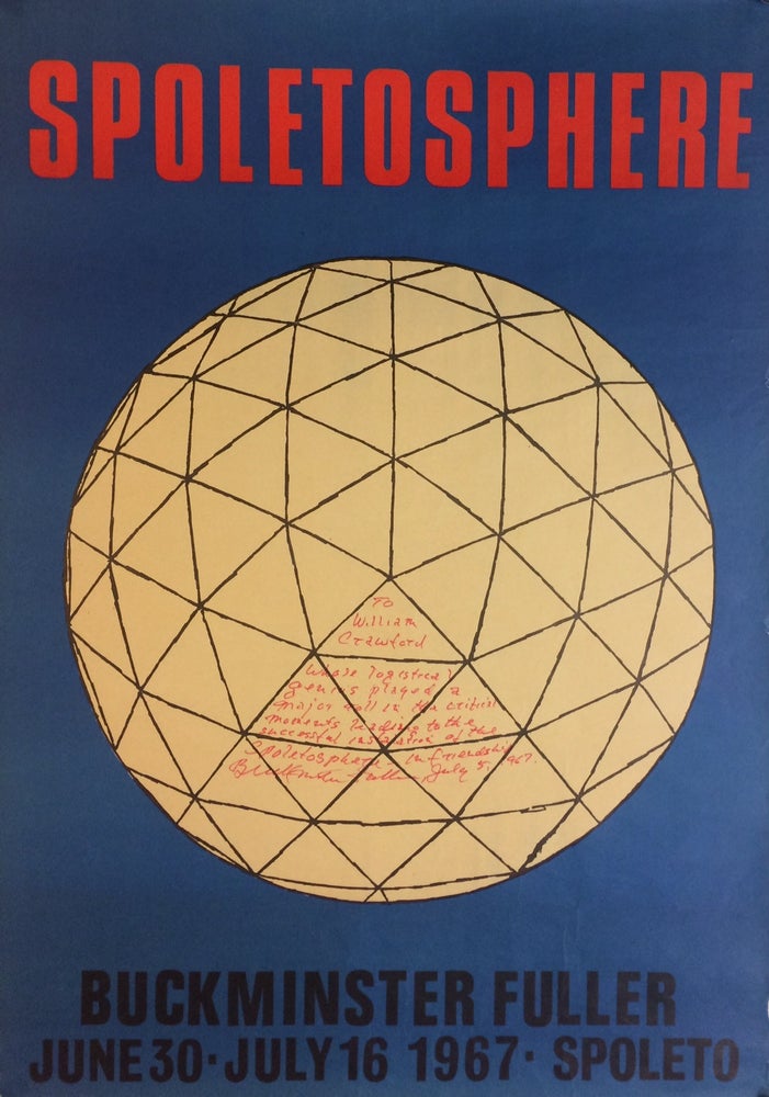 Item #288833 Spoletoshpere; Buckminster Fuller June 30-July 16, 1967 - Spoleto. Buckminster FULLER.