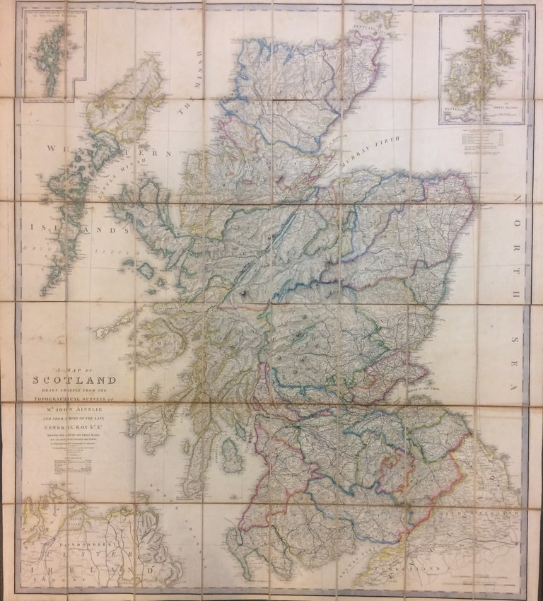 Item #288845 A Map of Scotland Drawn Chiefly from the Topographical Surveys of Mr. John Ainslie and from those of the Late General Roy &c. & c. William FADEN.