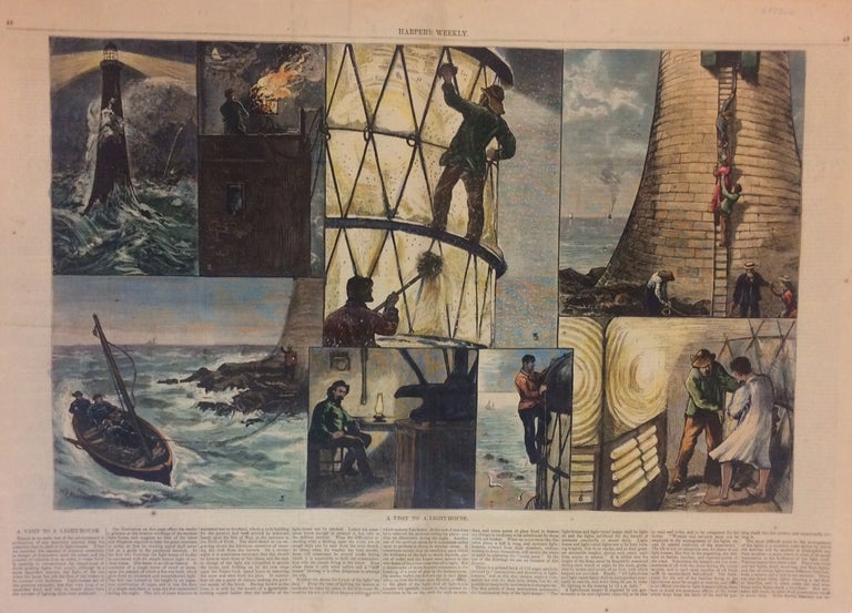 Item #288866 A Visit to a Light-House. W. B. MURRAY, HARPER'S WEEKLY.