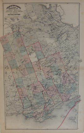 Item #288918 Counties of Hastings, Frontenac, Addington, Prince Edward and Lenox. Province of...