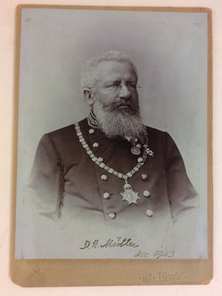 Item #288965 Signed Cabinet Photograph. David Heinrich MUELLER