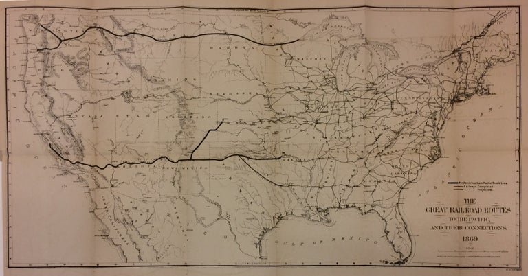Item #288969 The Great Railroad Routes to the Pacific, and Their Connections.; within The Policy of Extending Government Aid to Additional Railroads to the Pacific, by Guaranteeing Interest on Their Bonds. MAJORITY OF THE SENATE COMMITTEE ON PACIFIC RAILROAD.