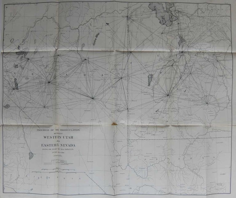 Item #289075 Progress of the Triangulation Between Western Utah and Eastern Nevada. Thomas Corwin MENDENHALL.