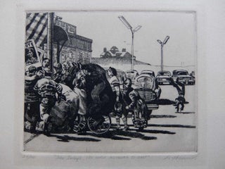 Item #289079 John Irving's THE WORLD ACCORDING TO GARP; Original etching. David ITCHKAWICK