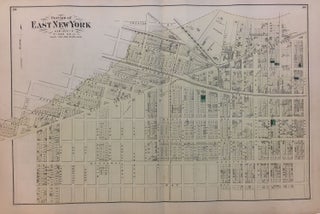 Item #289167 Portion of East New York New Lots, Kings Co. L.I.; Early Beers map of Bushwick...