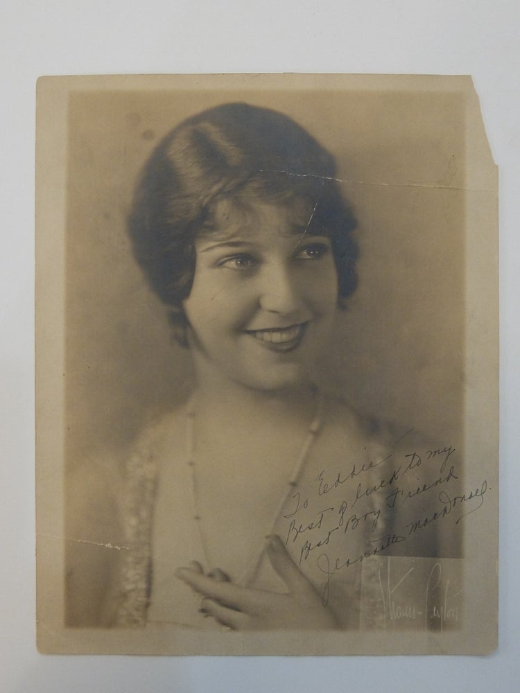 Item #290186 Inscribed Signed Photograph. Jeanette MACDONALD.