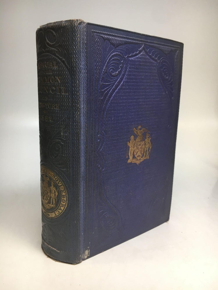 Item #290308 Manual of the Corporation of the City of New York, for 1862. D. T. VALENTINE, David Thomas.
