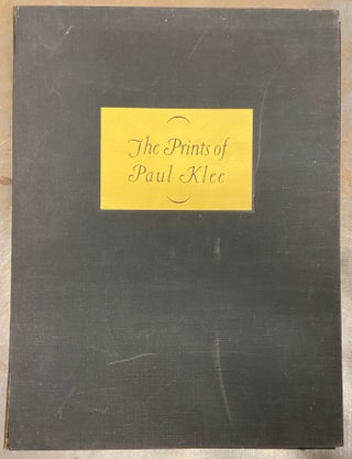 Item #290635 The Prints of Paul Klee. James Thrall SOBY