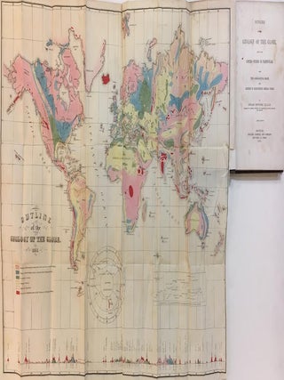 Item #291038 Outline of the Geology of the Globe + Geology of the United States; Outline of the...