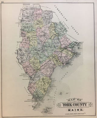 Item #291044 Map of York County. George N. COLBY