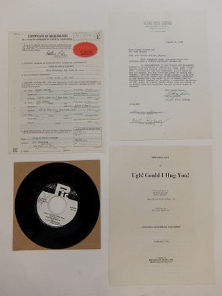 Item #291490 Music Contract. Gloria Shayne BAKER