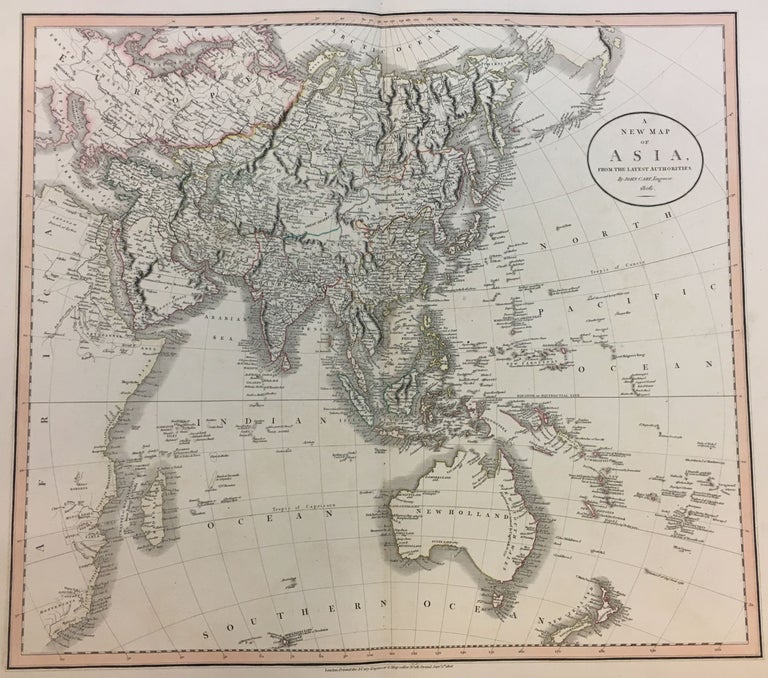 Item #291531 A New Map of Asia From the Latest Authorities. John CARY.