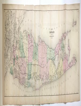 Item #293114 Map of Long Island. Frederick W. BEERS.