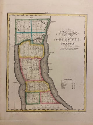Item #293671 Map of the County of Seneca. David H. BURR