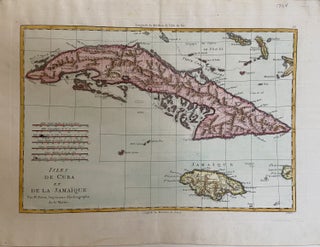Item #294311 L'Isles de Cuba et de la Jamaique. Rigobert BONNE
