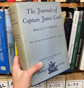 Item #295126 The Journals of Captain James Cook on His Voyages of Discovery.; 4 volumes bound in...