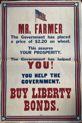 Item #295564 Mr. Farmer... Buy Liberty Bonds. US Treasury Department