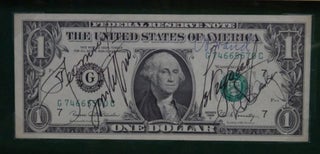 Item #296332 Signed Uncirculated Dollar Bill. APOLLO SOYUZ TEST PROJECT