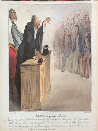Item #296442 Robert Macaire professeur d'industrie. Honore DAUMIER, Charles PHILIPON