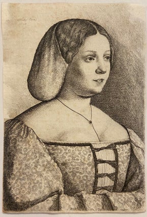Item #296557 Untitled (Laura facing right). Wenceslaus HOLLAR
