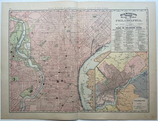 Item #296644 Map of Philadelphia. RAND MCNALLY, CO