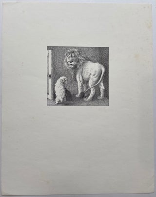 Item #296815 Untitled (Lion and Dog). Maurice SENDAK