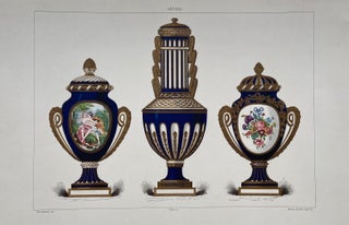 Item #296967 Sèvres [Blue Vases]. Edouard GARNIER